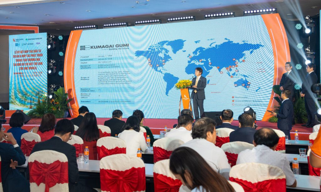Ông Hideki Yamasaki – Giám đốc điều hành thị trường quốc tế tập đoàn Kamugai chia sẻ các giá trị mang lại trong việc hợp tác