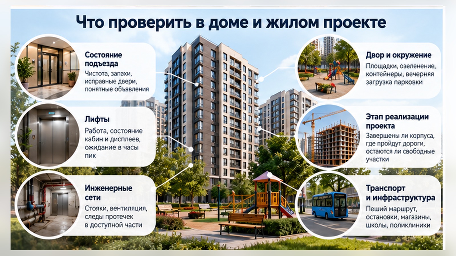 Проверка дома и жилого проекта перед покупкой.