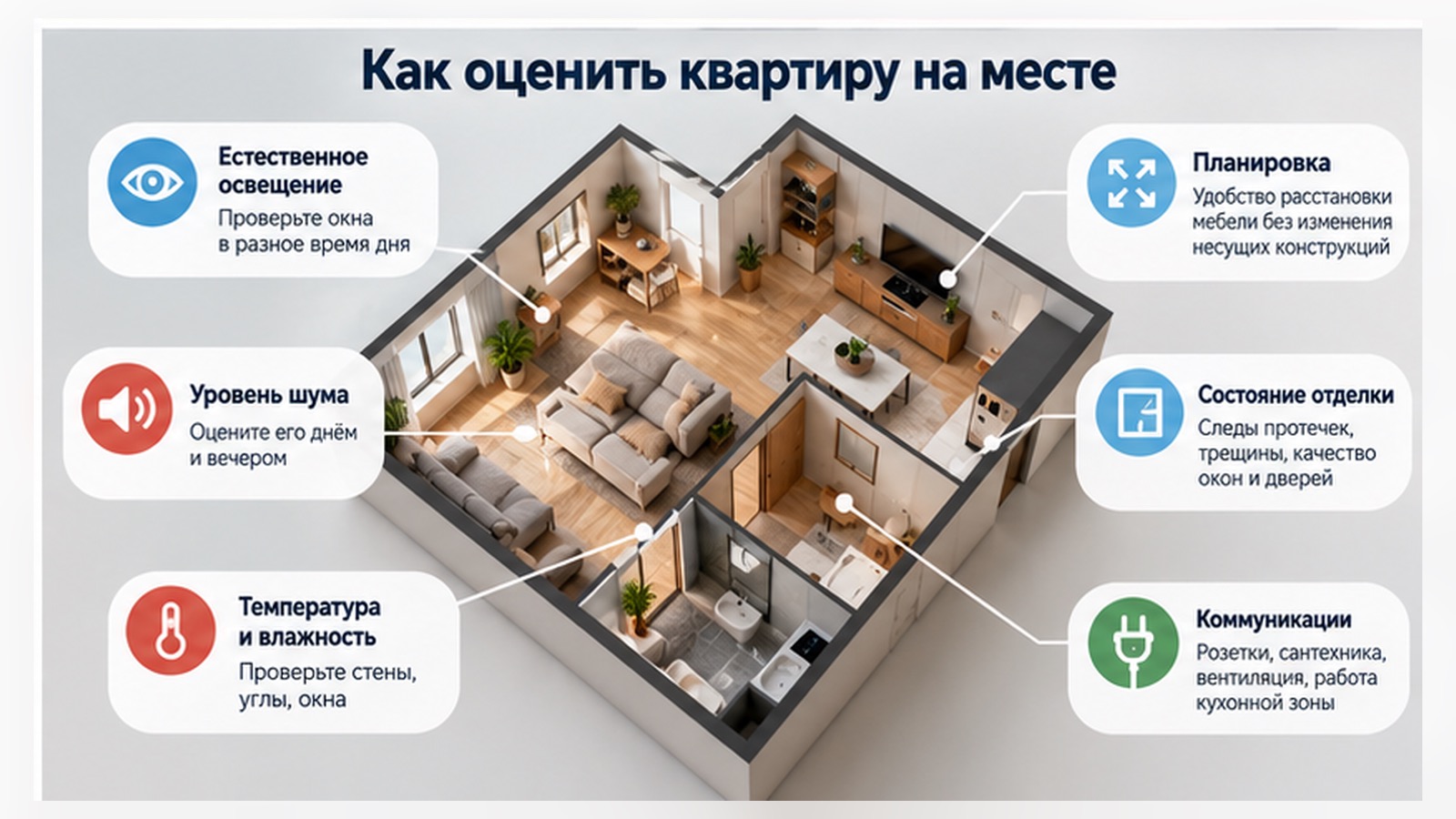 Что проверить при осмотре квартиры.